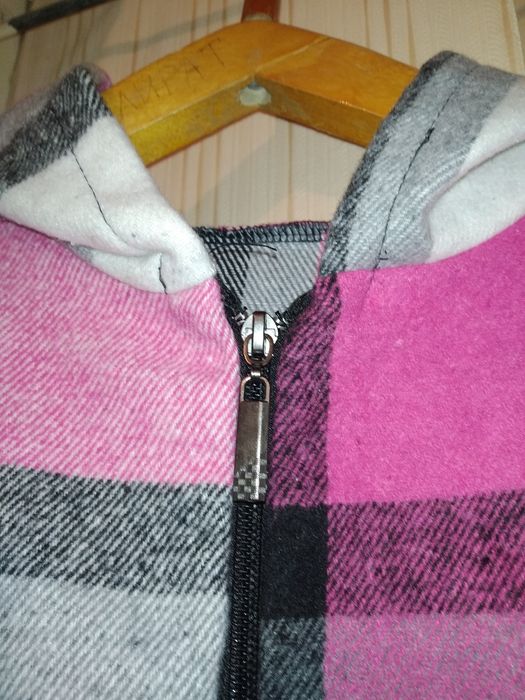 Теплая рубашка с капюшоном