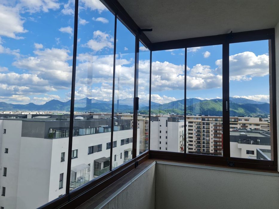 Inchidere Balcone , Terasa , Pergole retractabila cu LED, Bioclimatic Rolling Roof retractabila cu lamela alum., Wintergarden Acoperis fix din sticla