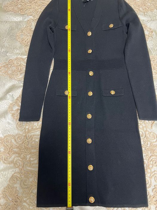 Къса черна рокля плетиво