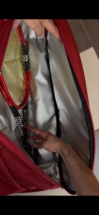 Geantă tenis WILSON  ediție limitată FEDERER DNA 12 RACHETE