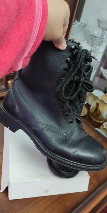 Чистый Кожжений вайенний  сапог