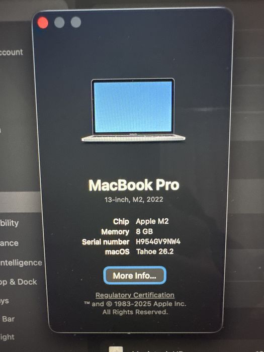 MacBook M2 pro 8/256  ideal
