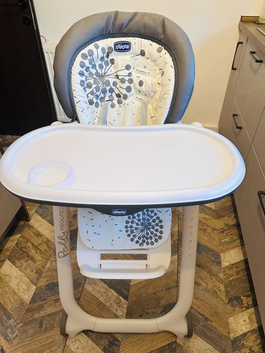 Scaun de masa pentru copii Chicco Polly Progress 5 in 1