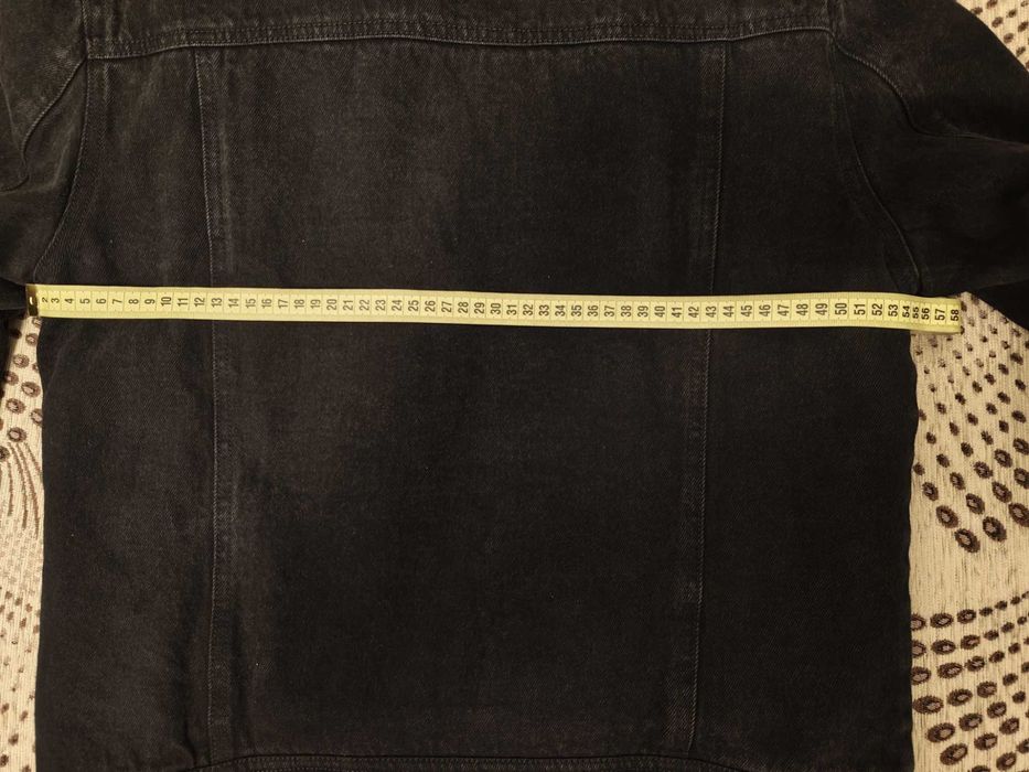 Geacă Mango Man din denim shearling – NOUĂ, cu etichetă