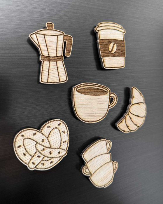 Magneți de frigider. Colecția "Coffee"
