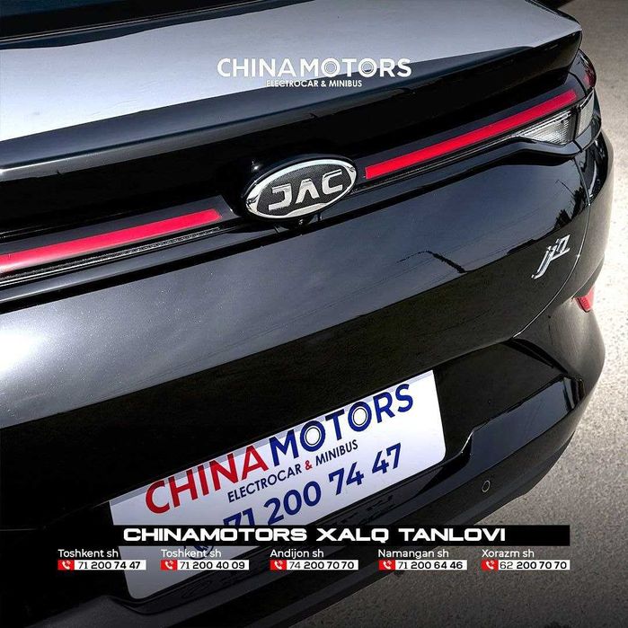 JAC J7 lift-back chegrma narxda + Bonus