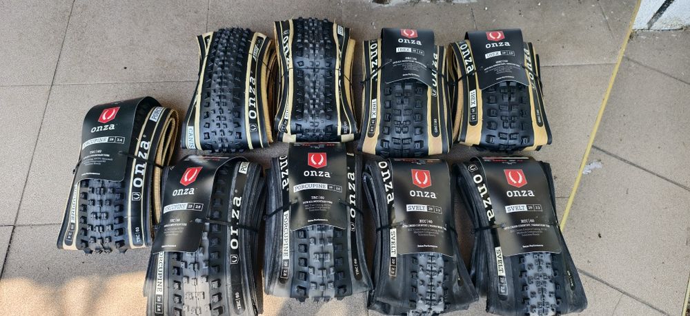 Външни гуми Onza IBEX, PORCUPINE,CANIS,SVELT 29x2.3/2.4/2.60 Kevlar Tubeless Ready