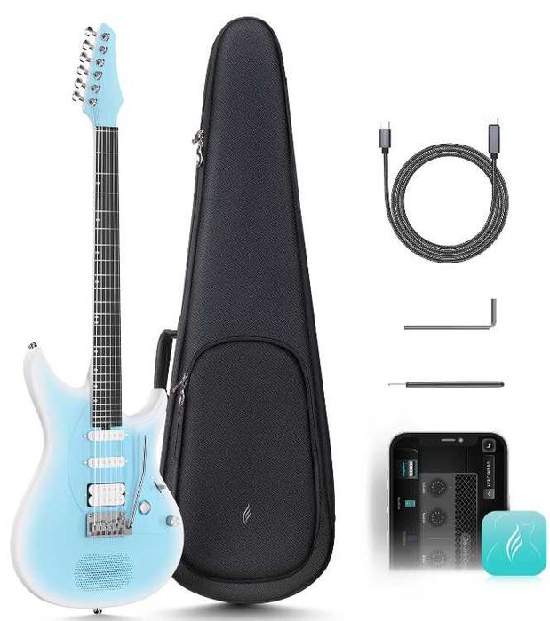 Smart Electric Guitar Enya Inspire Black, Blue ...