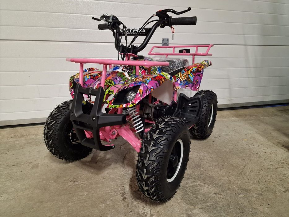 Atv adus din Germania pe benzina roz de 49cc in 2 timpi cu roti pe 6