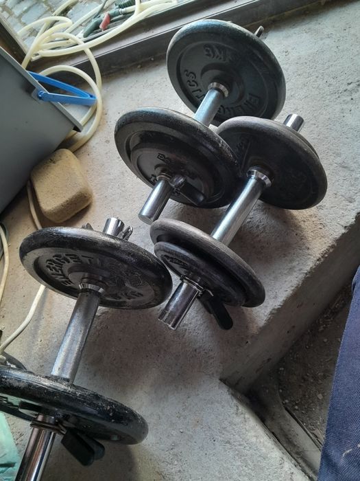 Vând gantere cu discuri