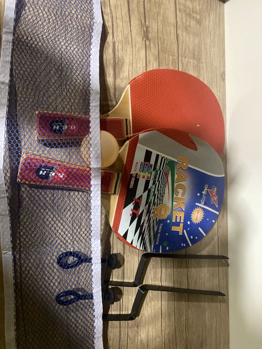 Настольные ракетки с сеткой и креплением и шариком в подарок