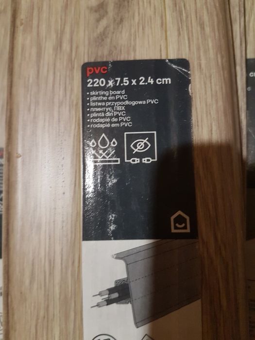 Plintă pvc stejar