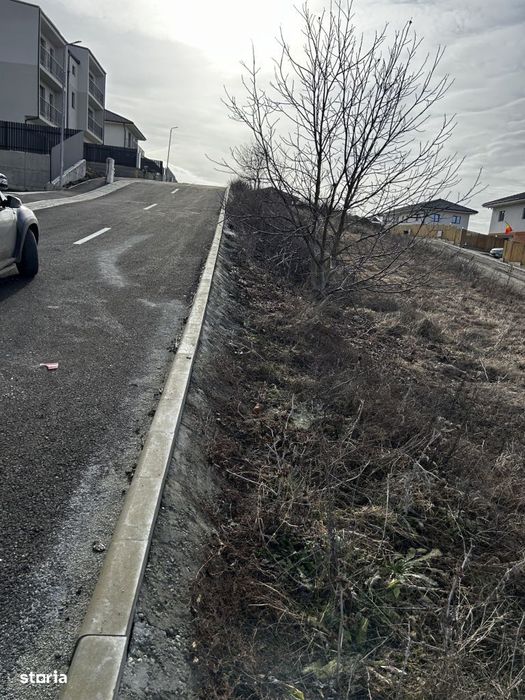 Teren cu proiect de casa Chinteni 519mp front la 2 strazi