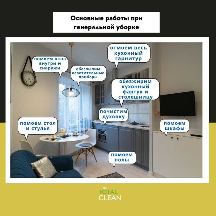 Клининг Астана: химчистка дивана и полная уборка