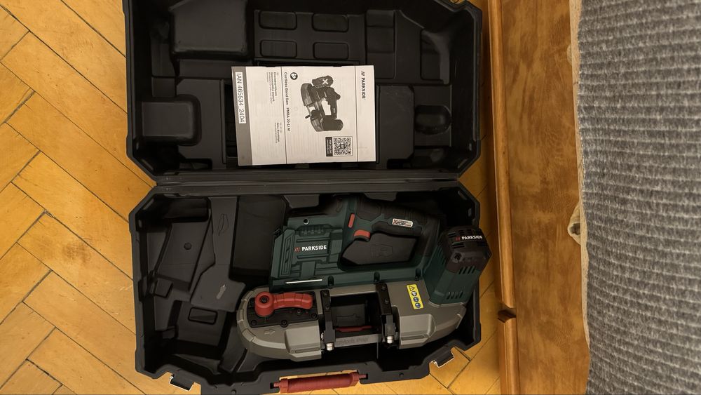 Ca nou: fierastrau electric Parkside PMBA 20 LI A1