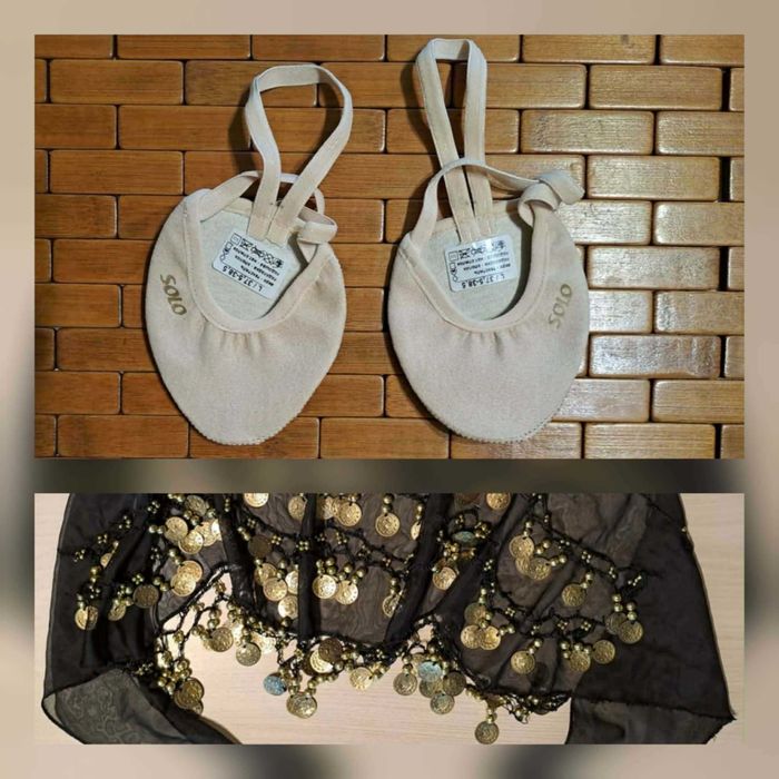 Varfuri (cipici) pt dans + esarfa cadou