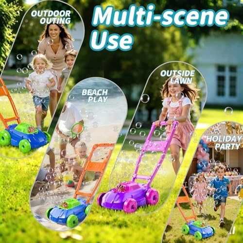 Нова Автоматична машина за сапунени балони мехурчета детска косачка синя играчка дете