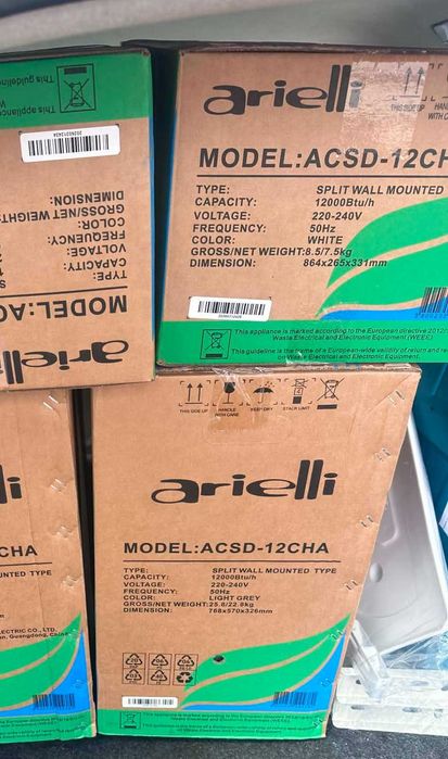 Продавам инверторен климатик ARIELLI ACSD-12CHA (Wi-Fi) – 12 000 BTU