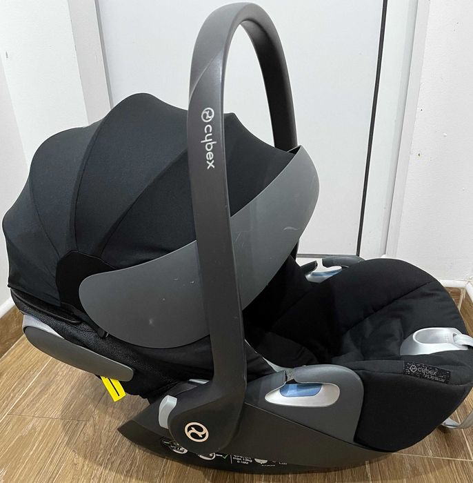 Cybex Cloud Z i-Size Platinum (45-87см) – Като ново, цвят Black