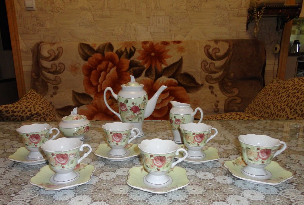 Кофейный сервиз SHAHANA версаче 15 предметов