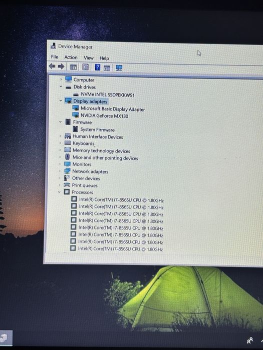Acer Gaming• i7-8th Gen• Nvidia Mx130 2g • SSD 512