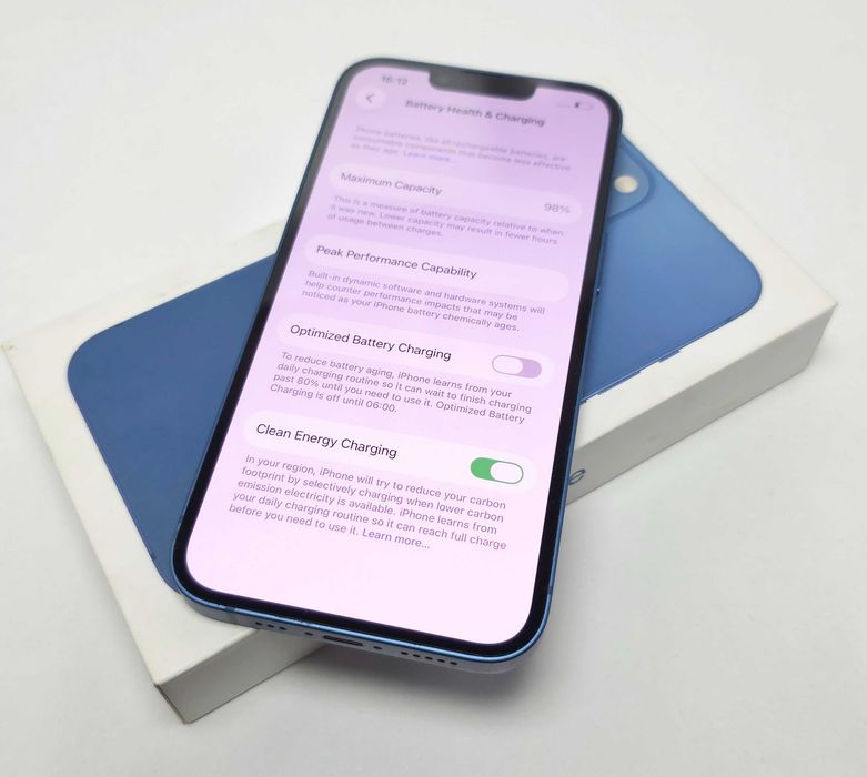iPhone 13 128GB Blue 98% Batery