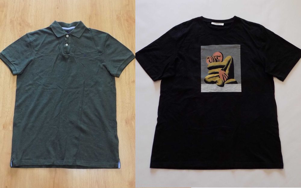 тениска hackett/wood wood риза блуза фанела потник мъжка оригинал S/L