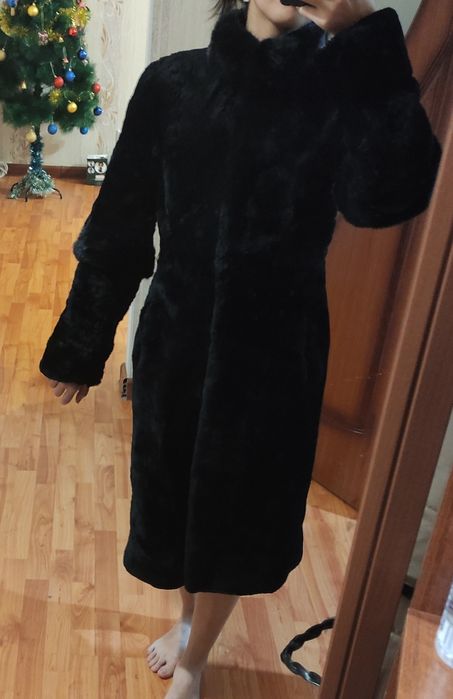 Мутоновая шуба 44 размер