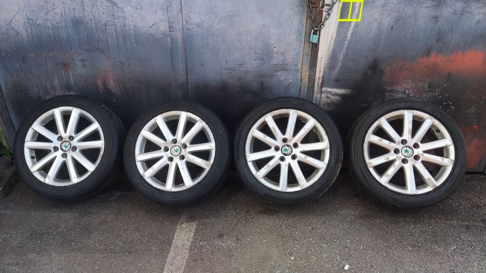 лети джанти 17 цола, 5х112м, 7.5J, ET45, 57.1m, WV, Audi, Skoda