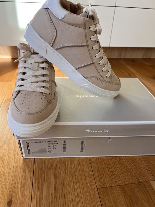 Нови кожени обувки Tamaris, 37 номер