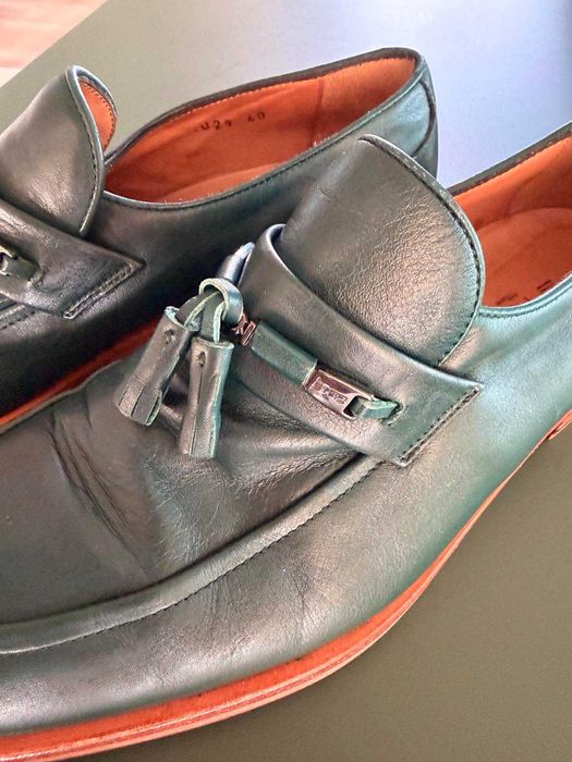 Дизайнерски мъжки мокасини "ETRO" 40 номер