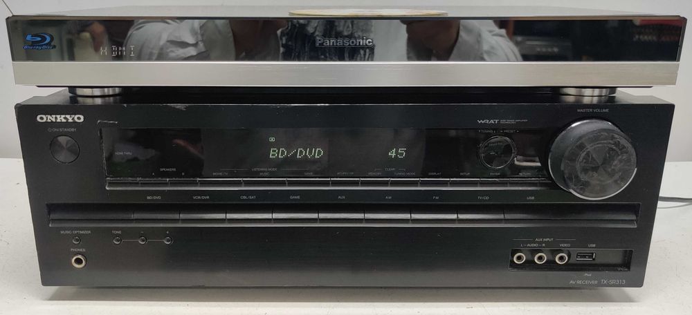 Onkyo TX SR 313 HDMI amplificator receiver statie muzica