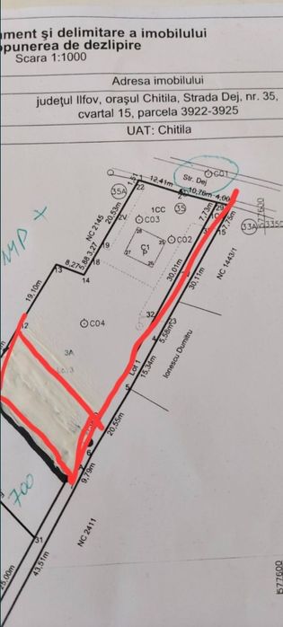 Teren 500mp Chitila langa București