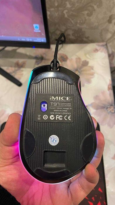 Игровая мышь IMICE T97 с RGB-подсветкой