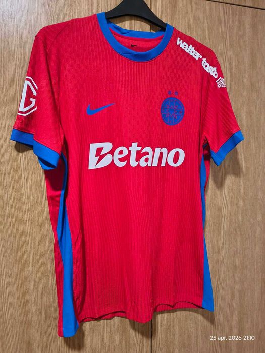 Tricou Fotbal Adulti, Nike FCSB 25/26 Rosu, Oficial,mărim. XL
