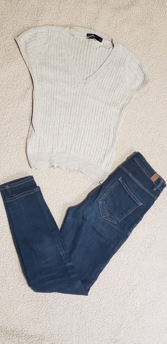 Вещи Zara: джинсы, юбка, кофточка