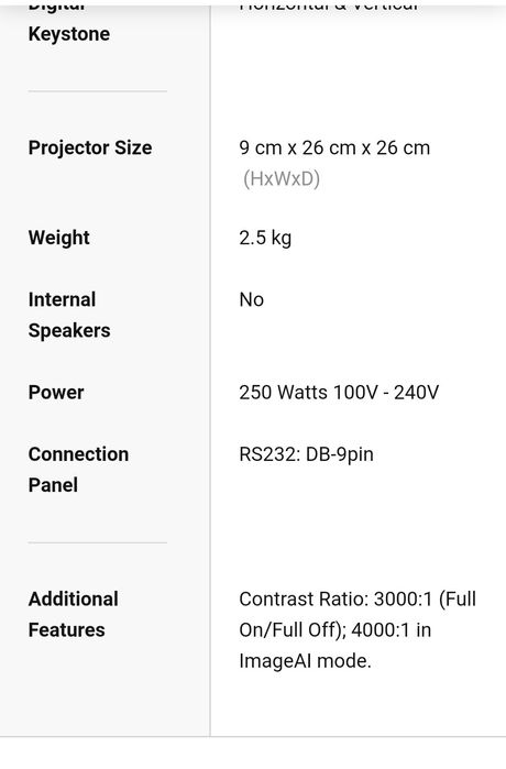 Video proiector ThemeScene HD70