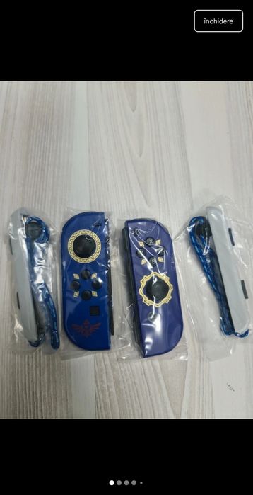 Set 2 joycons Nintendo Switch,  Zelda, noi,albastru/mov