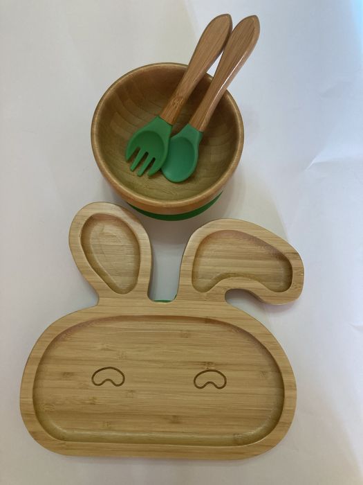 Бамбуков комплект за хранене