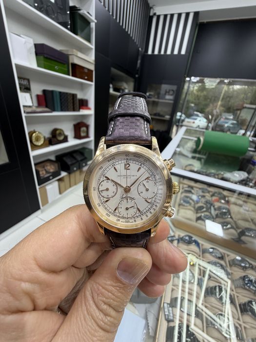 Золотые Часы Vacheron Constantin Chronograph 750Пробы