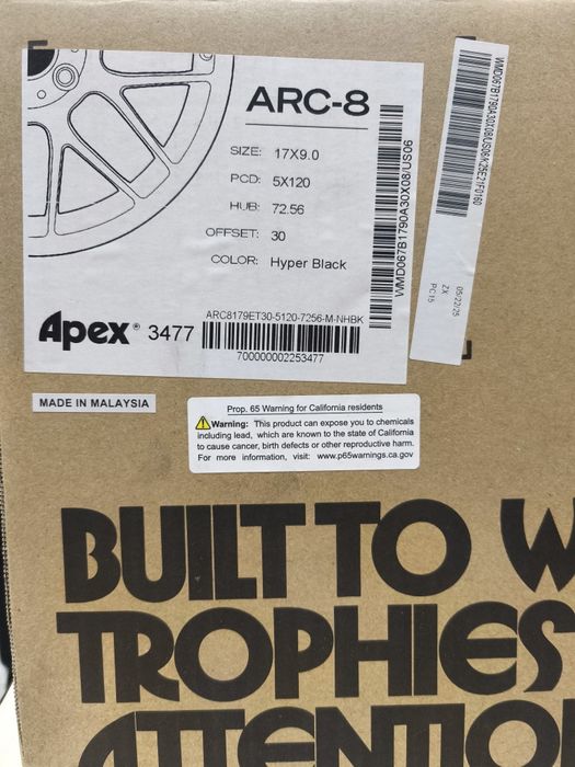 APEX ARC-8 R17 5x120 9J ET30