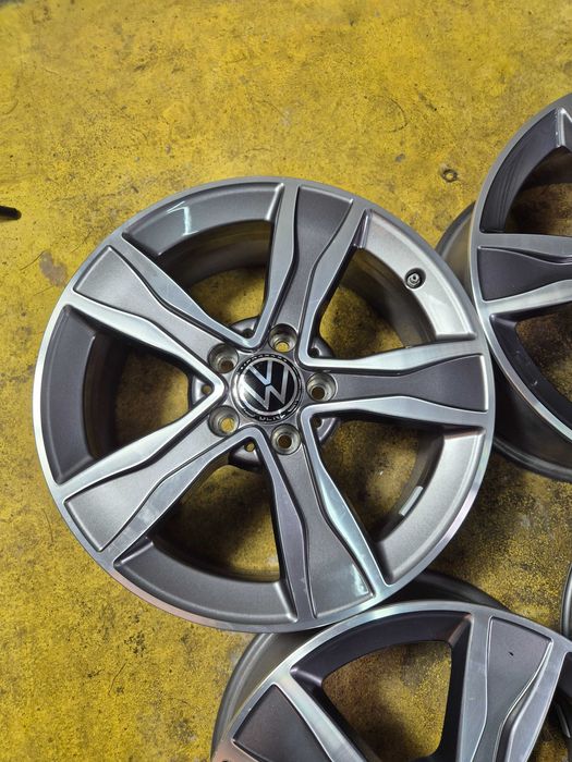 4 Jante Aliaj 5x112 17'' OE VW Golf Passat Touran Sharan Tiguan T-Roc Caddy Scirocco / Skoda Octavia Superb Yeti Karoq Kodiaq