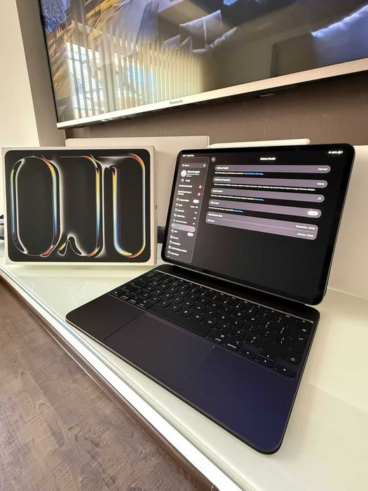++ Нов ++ iPad Pro 13 M5 16 1TB Nano Glass + Magic Keyboard + Pencil Pro