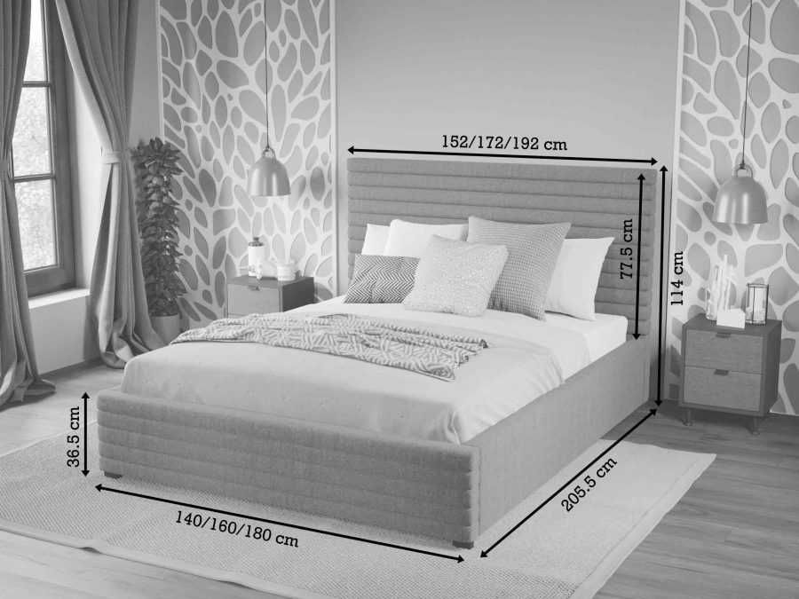 Pat Tapitat Mateo Cappuccino - Velluto 29 saltea de 190 rabatabil+lada