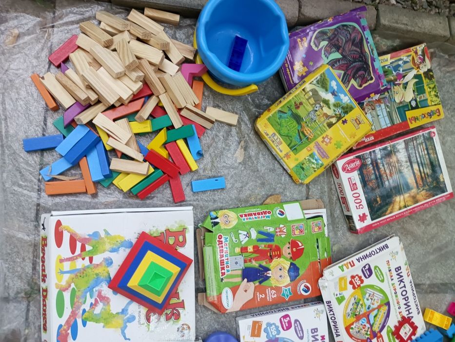 Кубики, развивающие игрушки