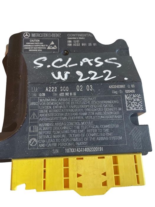 Modul/Unitate De Control Airbaguri Mercedes-Benz S-Class W222 2013 - > A2229000203