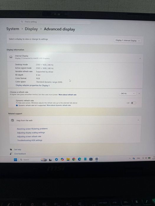 MSI Crosshair 17 HX D14VGKG-i9 QHD