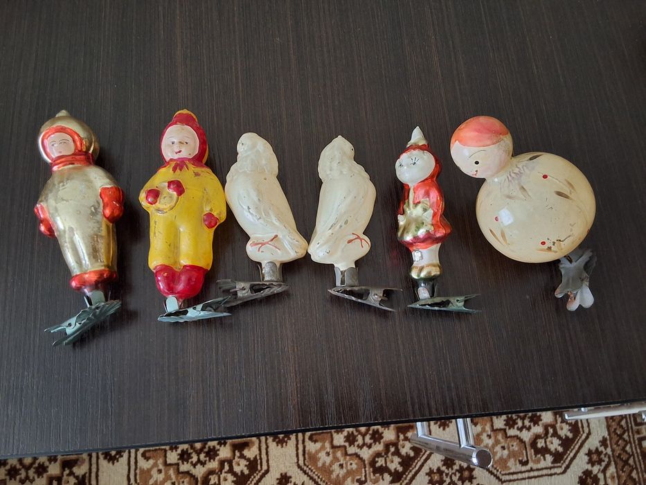 Ёлочные игрушки советские 60хг.