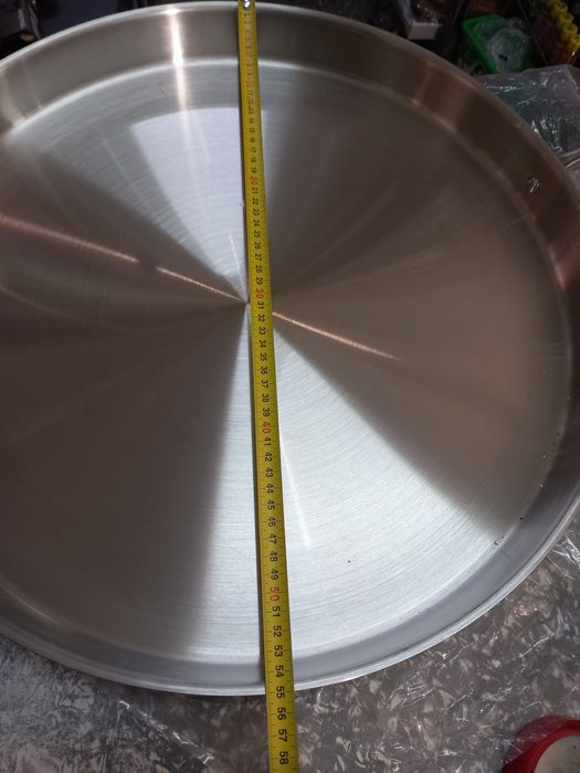 Tavă/ grill, înox alimentar 55 cm x 5,5 cm