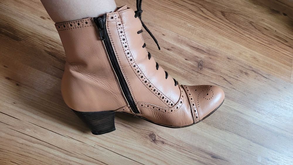 Botine tip brogues Bertie